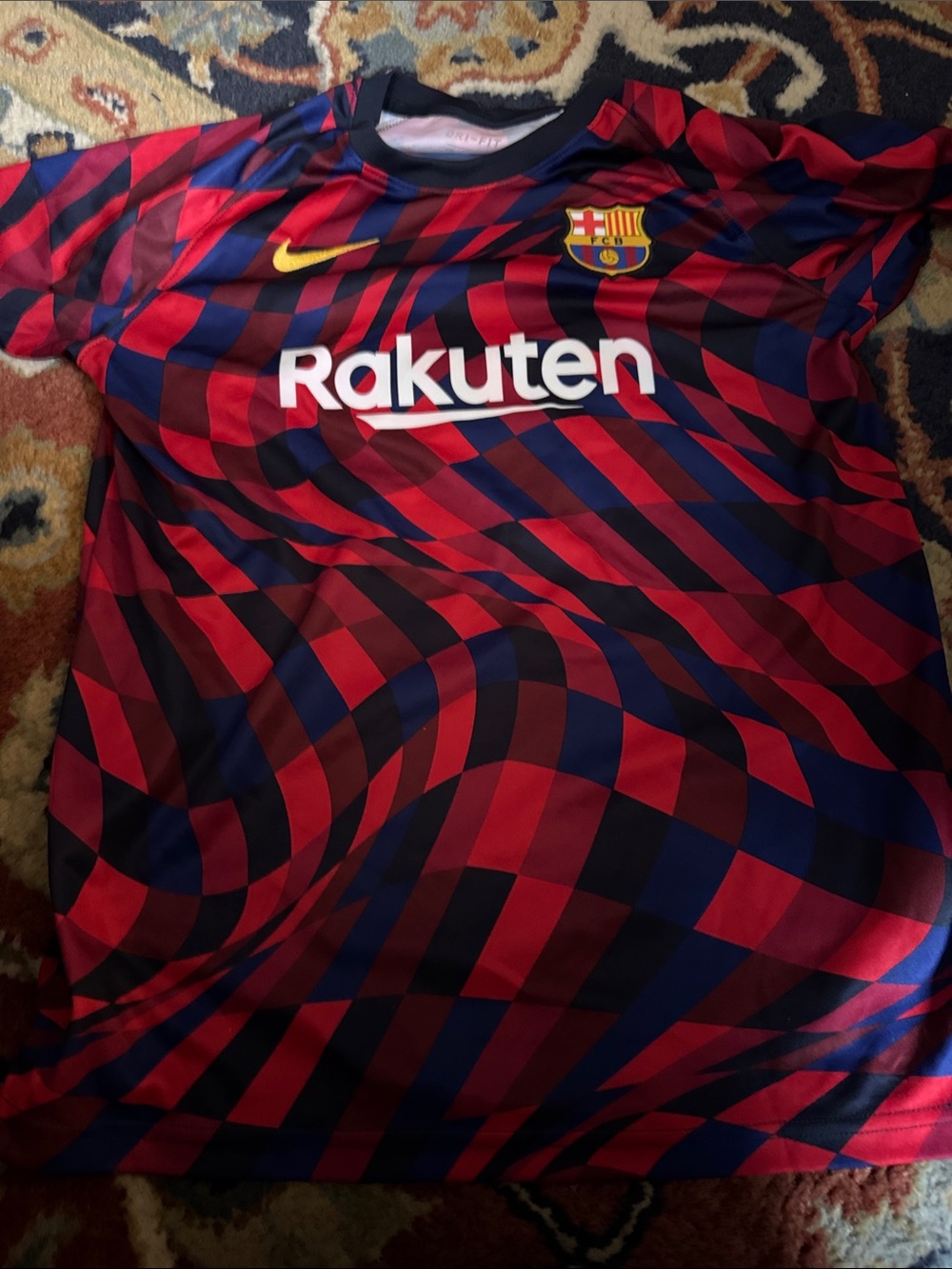 Nike Barcelona Red & Blue Football Jersey